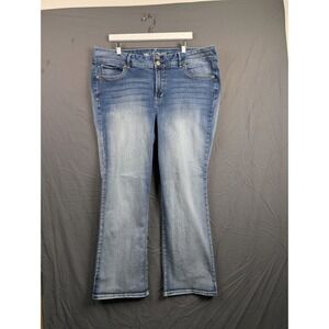 Wallflower Luscious Curvy Bootcut Jeans Blue Denim Plus Size 20W
